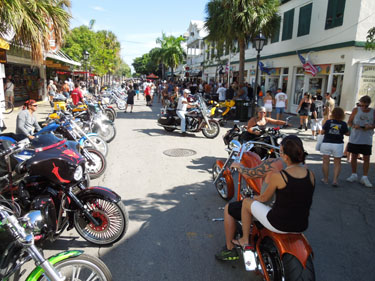 Poker Run 2012 photo - Duval Street, Key West